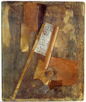 Vladimir Tatlin, Counter-Relief, 1913, wood, metal, leather (The State Tretyakov Gallery).
