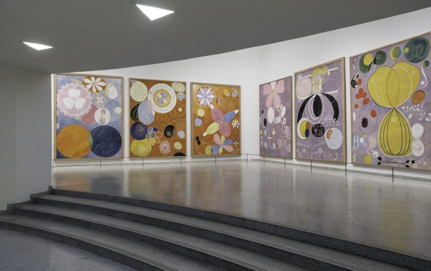 Hilma af Klint, exhibition at the Guggenheim Museum, New York, 2018.