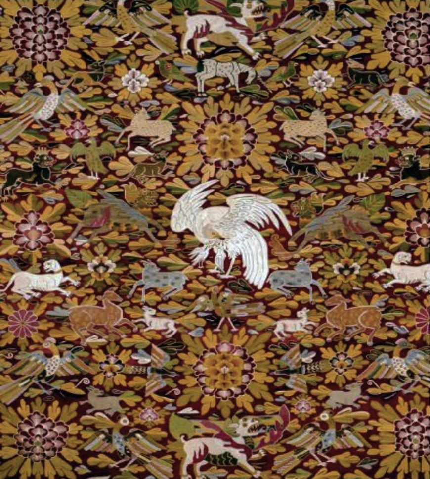 Tapestry with Pelican, late 17th-early 18th century, Textile Museum, Washington, DC (91.504)