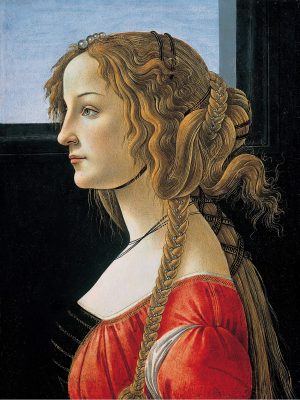 Sandro Botticelli, Profile Portrait of a Young Woman, 1475-80 (Gemäldegalerie, Berlin)