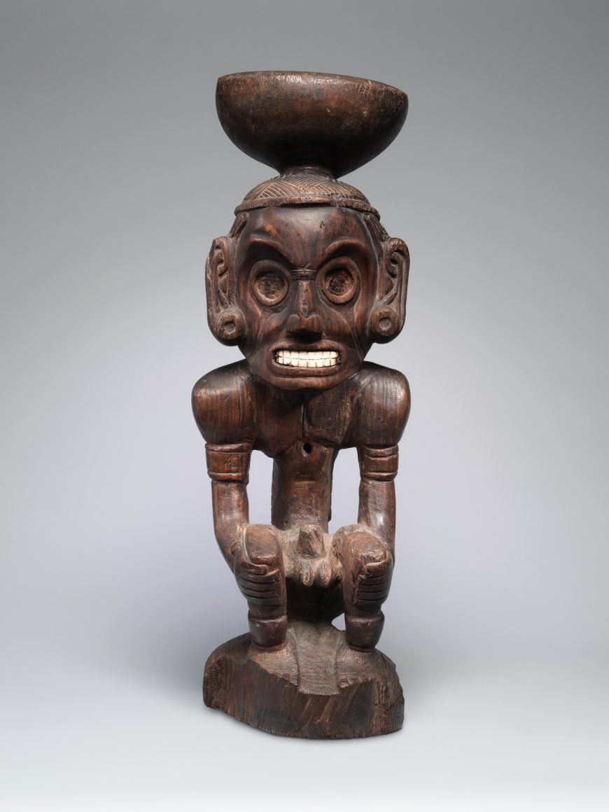 Taíno artist, Zemi, c. 1000, wood and shell