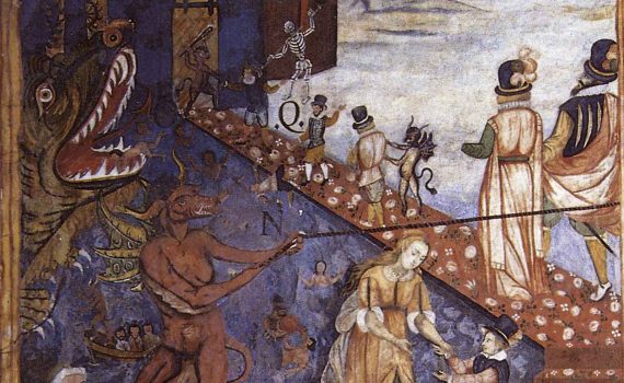 Luis de Riaño and indigenous collaborators, <em>The Paths to Heaven and Hell</em>,  Church of San Pedro de Andahuaylillas