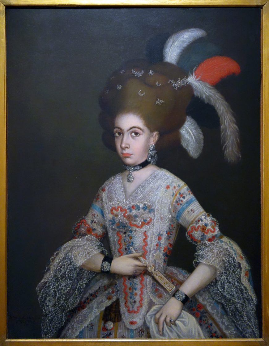 Miguel de Herrera, Portrait of a Lady, 1782, oil on canvas