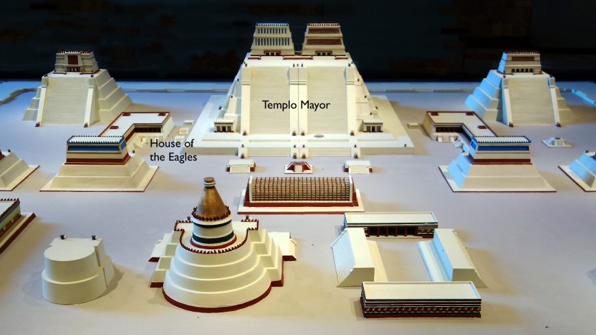Model of the Sacred Precinct in the Mexica capital of Tenochtitlan (today, Mexico City)