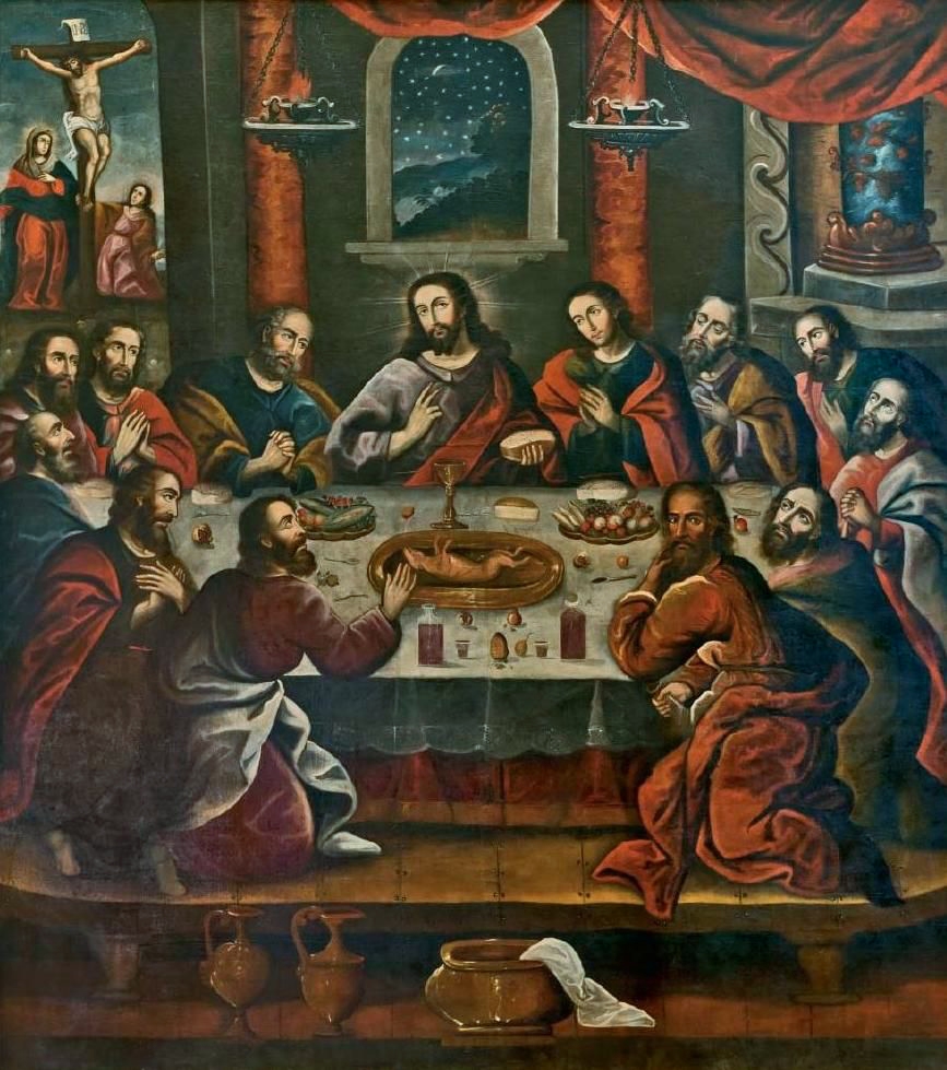 Marcos Zapata, Last Supper, 1753 (Cuzco Cathedral)