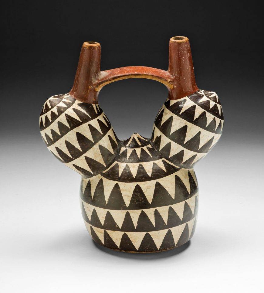 Nasca vessel in the form of an achira root, 180 B.C.E. - 500 C.E. (The Art Institute of Chicago)