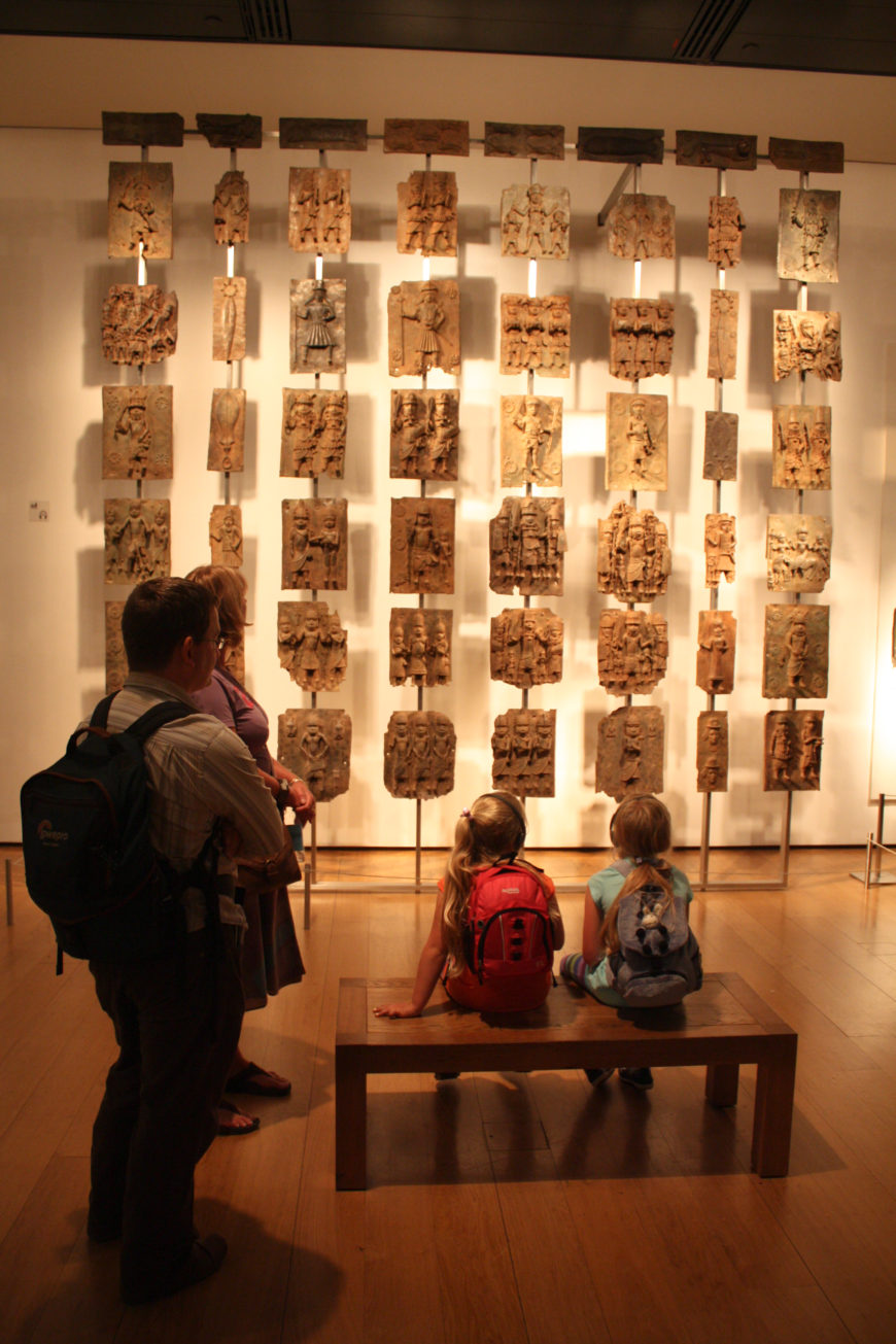 Gallery devoted to the material from Benin, in the Sainsbury wing of the British Museum (photo: Shadowgate, CC BY 2.0)