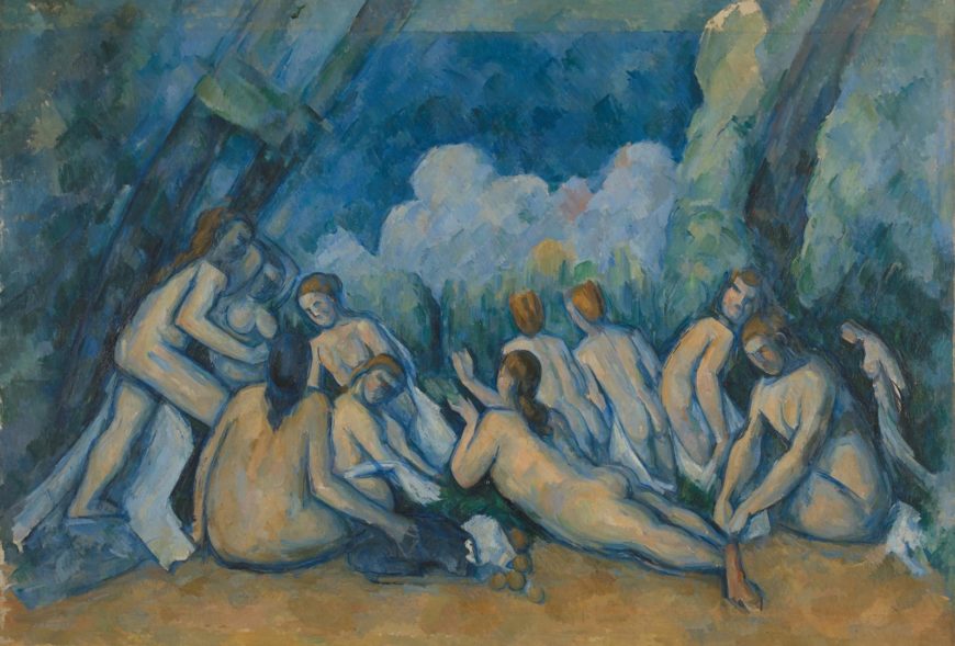 Paul Cézanne, Bathers (Les Grandes Baigneuses), c. 1894-1905, oil on canvas, 127.2 x 196.1 cm (National Gallery, London)