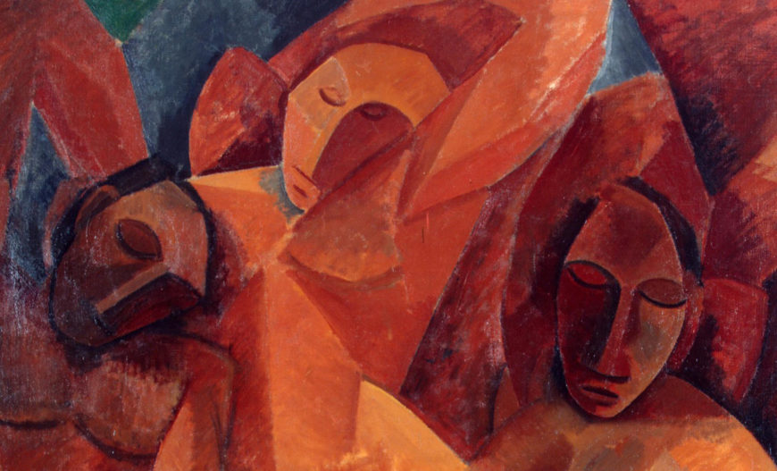 Pablo Picasso, Three Women, 1907-8, detail (The State Hermitage Museum, St. Petersburg)