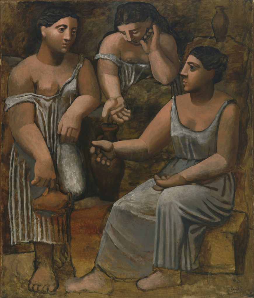Pablo Picasso, Three Women at the Spring, 1921, oil on canvas, 203.9 x 174 cm (MoMA)
