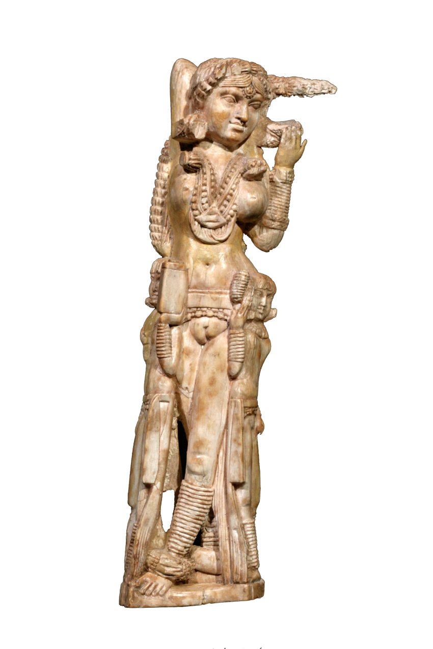 Ivory statuette found in Pompeii, c. 1st century C.E. (Museo Archeologico Napoli) 