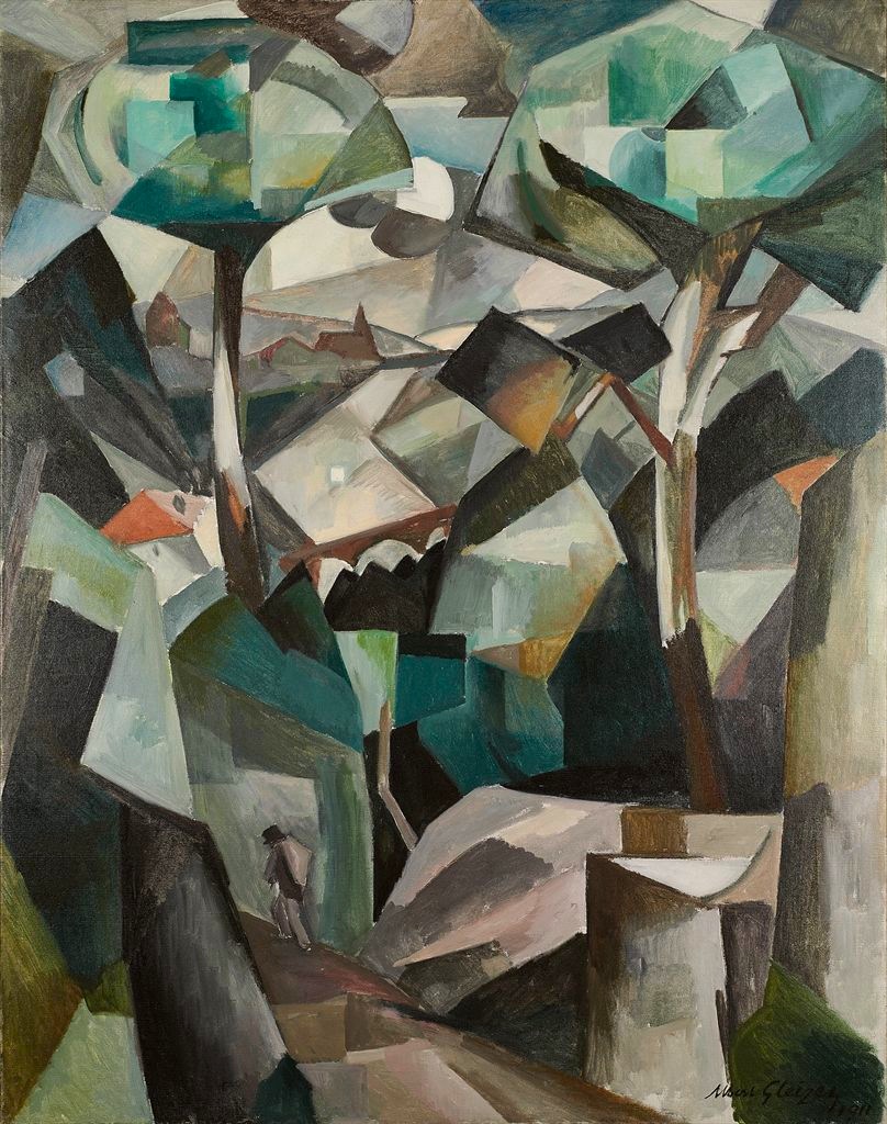 Albert Gleizes, The Path (Meudon), 1911, oil on canvas, 146.4 x 114.4 cm (private collection)