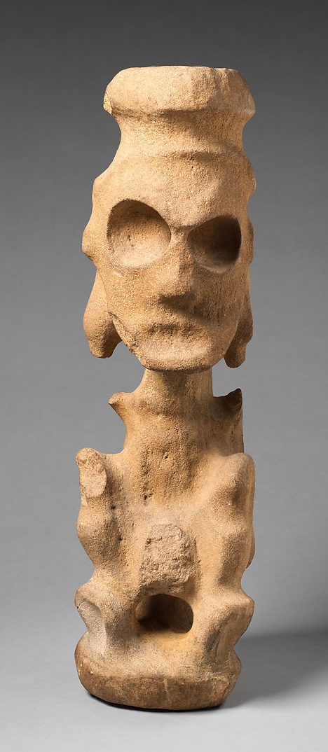 Taíno, Deity Figure (Zemí), 13th–15th century, sandstone, Dominican Republic (The Metropolitan Museum of Art)