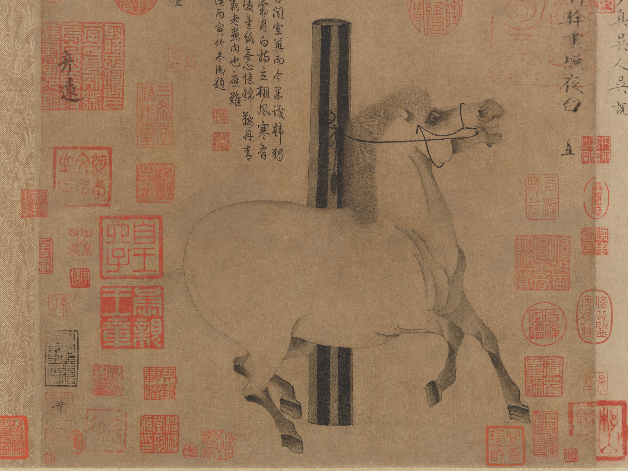 Han Gan, Night-Shining White, c. 750, Tang Dynasty, China, ink on paper, 30.8 x 34 cm (The Metropolitan Museum of Art)