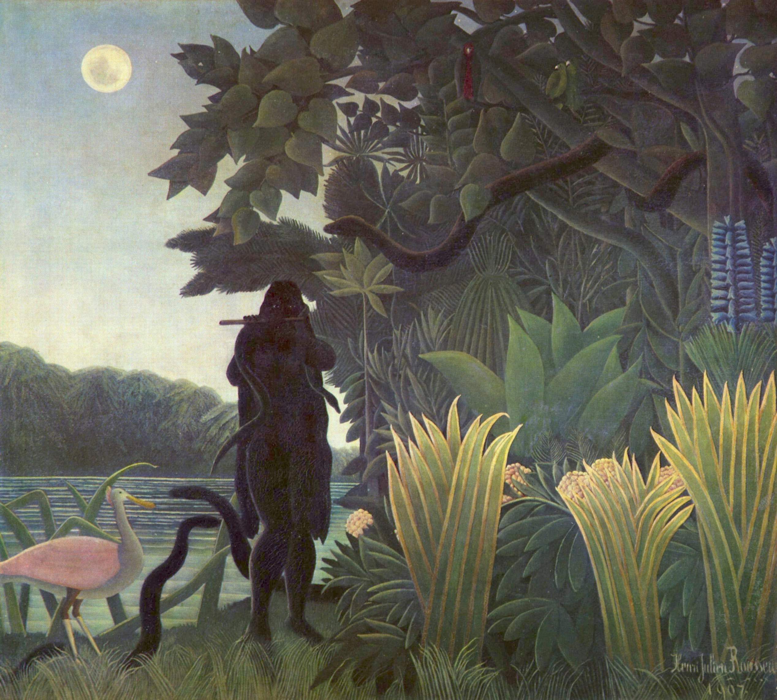 Henri Rousseau, The Snake Charmer, 1907, oil on canvas, 189 x 169 cm (Musée d’Orsay, Paris)