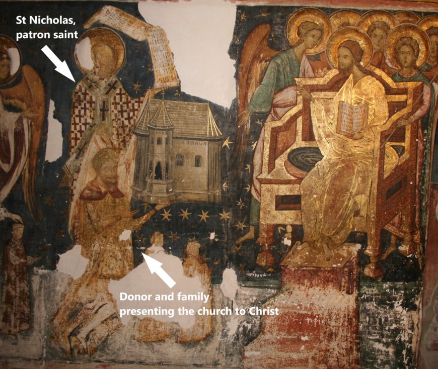 Interior mural painting, Church of St. Nicholas, Balinesti, 1499 (image: Vlad Bedros)