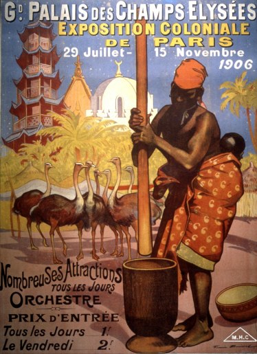 Firmin Bouisset, Exposition Coloniale de Paris, lithograph, 1906
