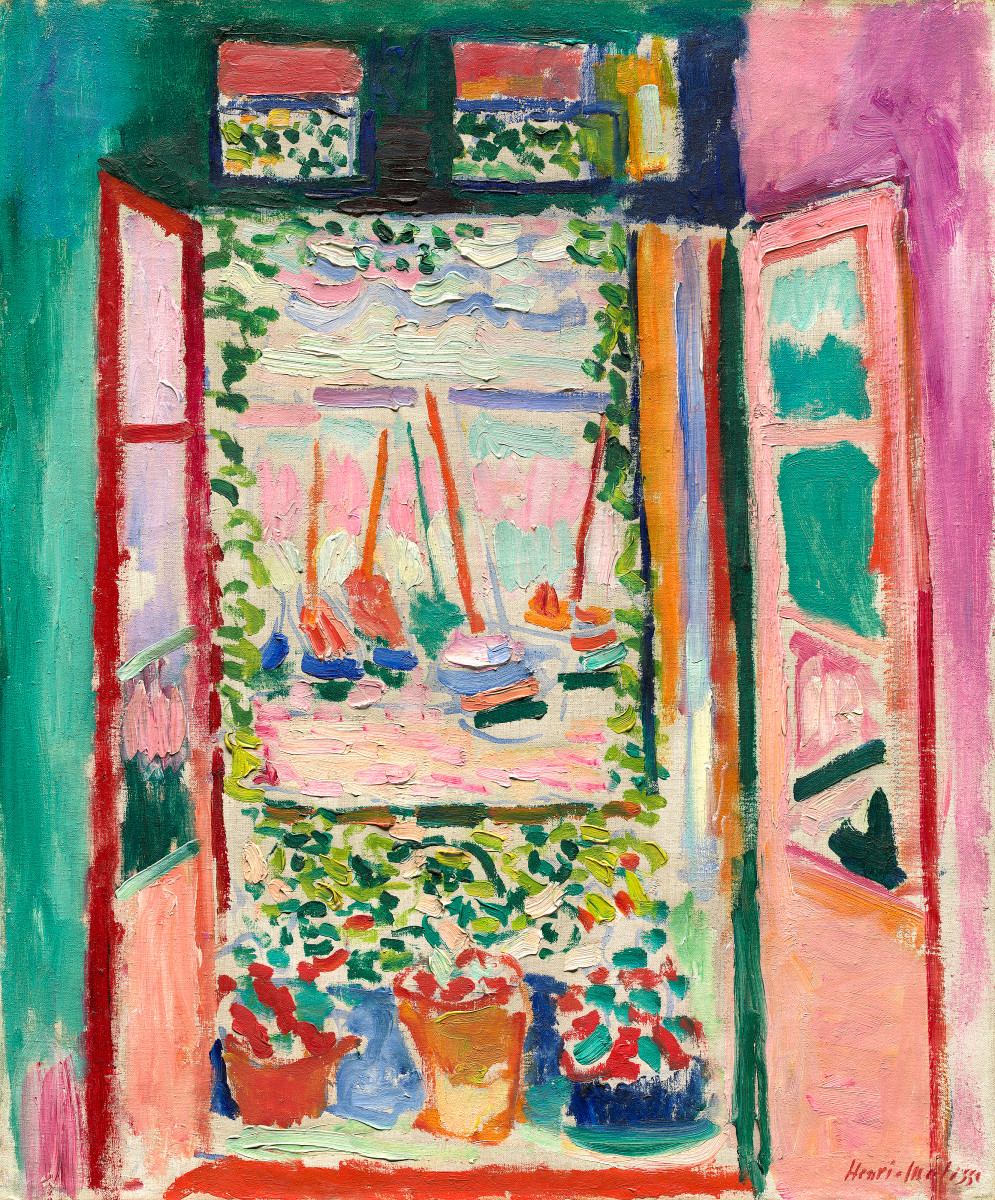 Henri Matisse, Open Window, Collioure, 1905, oil on canvas, 55.3 x 46 cm (National Gallery of Art, Washington)