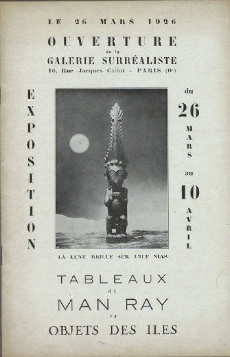 Man Ray exhibition card