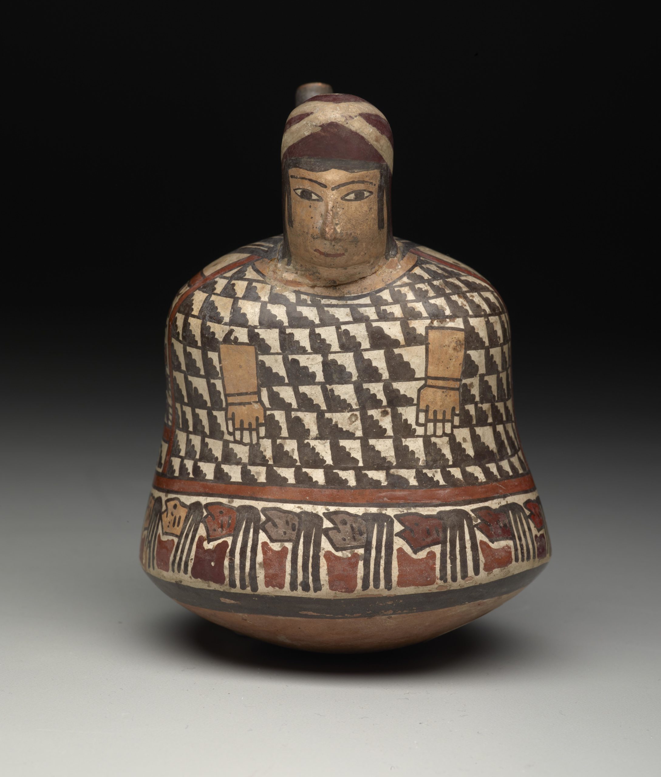 Figure with Human Heads, 450-650 C.E., ceramic (Image courtesy Dallas Museum of Art)