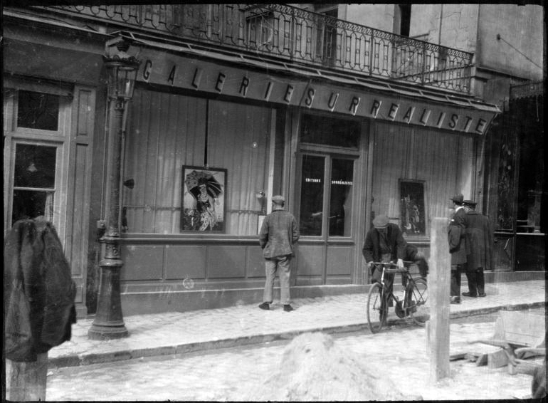 Galerie Surréaliste, c. 1927, photo by Man Ray