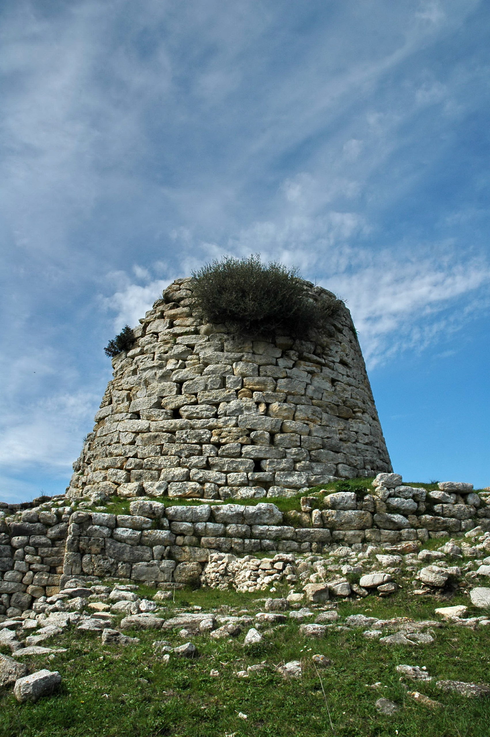 Isili, Sardinia: exterior of Nuraghe Is Paras, fifteenth century B.C.E., (photo: Cristiano Cani, CC BY-SA 3.0)