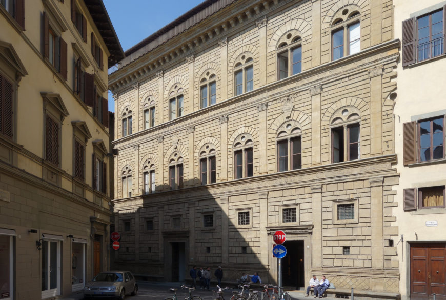 Leon Battista Alberti, Palazzo Rucellai, c. 1446-51, Florence, Italy (photo: Steven Zucker, CC BY-NC-SA 2.0)