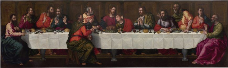 Plautilla Nelli, The Last Supper, c.1570s, 6.7 m long, made for her Convent of Santa Caterina, Florence. Now, Museo di Santa Maria Novella, Florence.