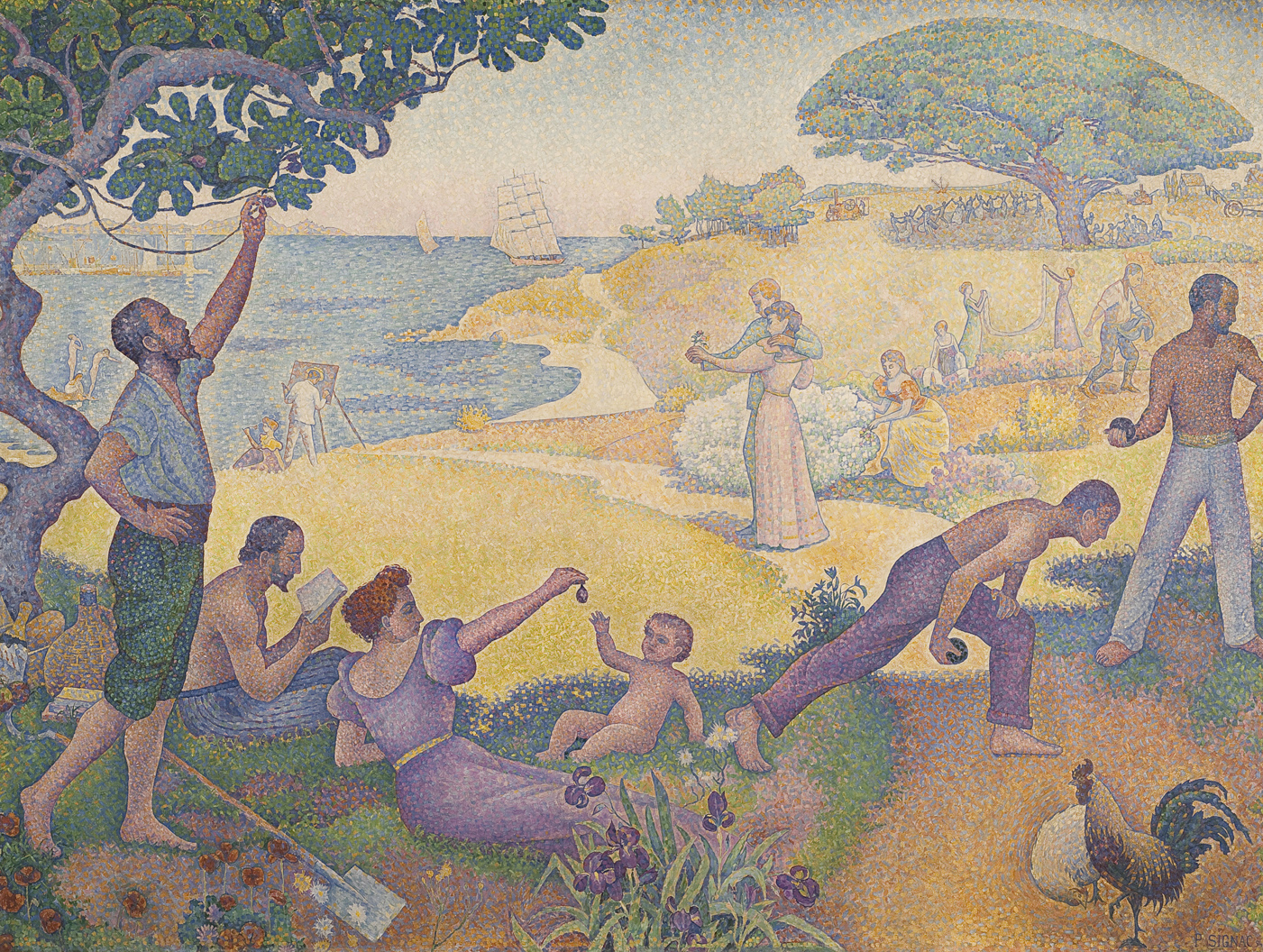Paul Signac, In the Time of Harmony, 1893-95, oil on canvas, 297 x 396 cm (Hôtel de Ville, Montreuil, France)