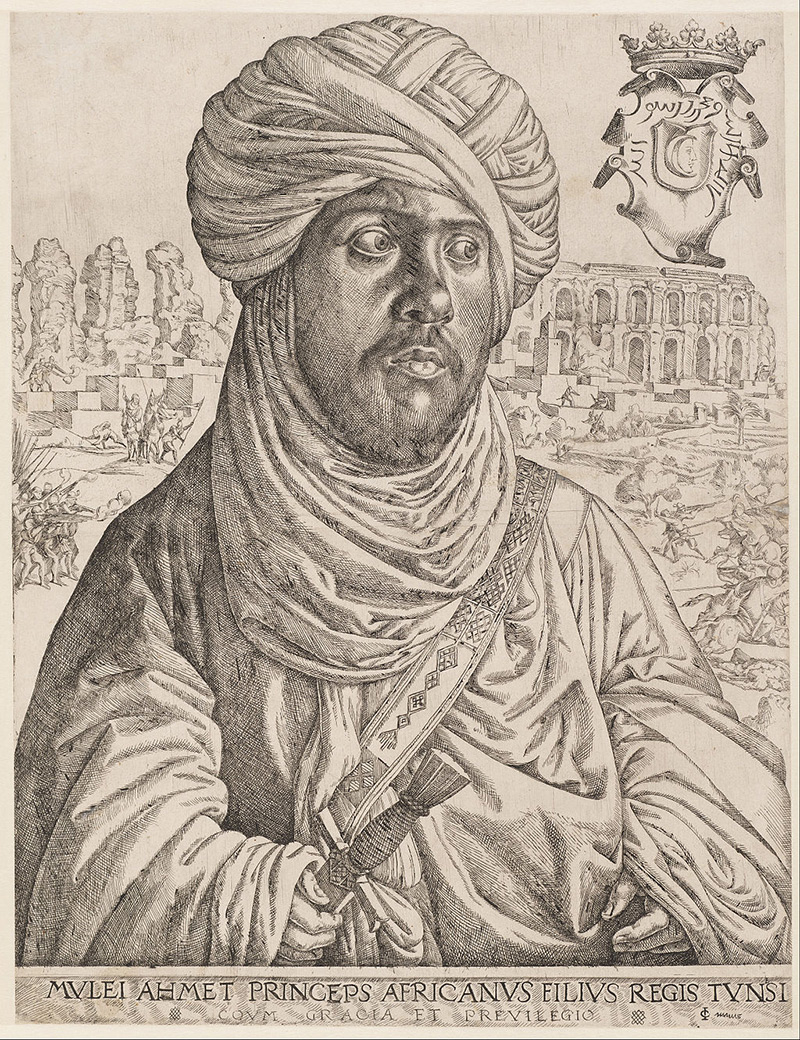 Jan Cornelisa. Vermeyen, Mulay Ahmad, about 1535–36. Rotterdam, Museum Boijmans Van Beuningen.