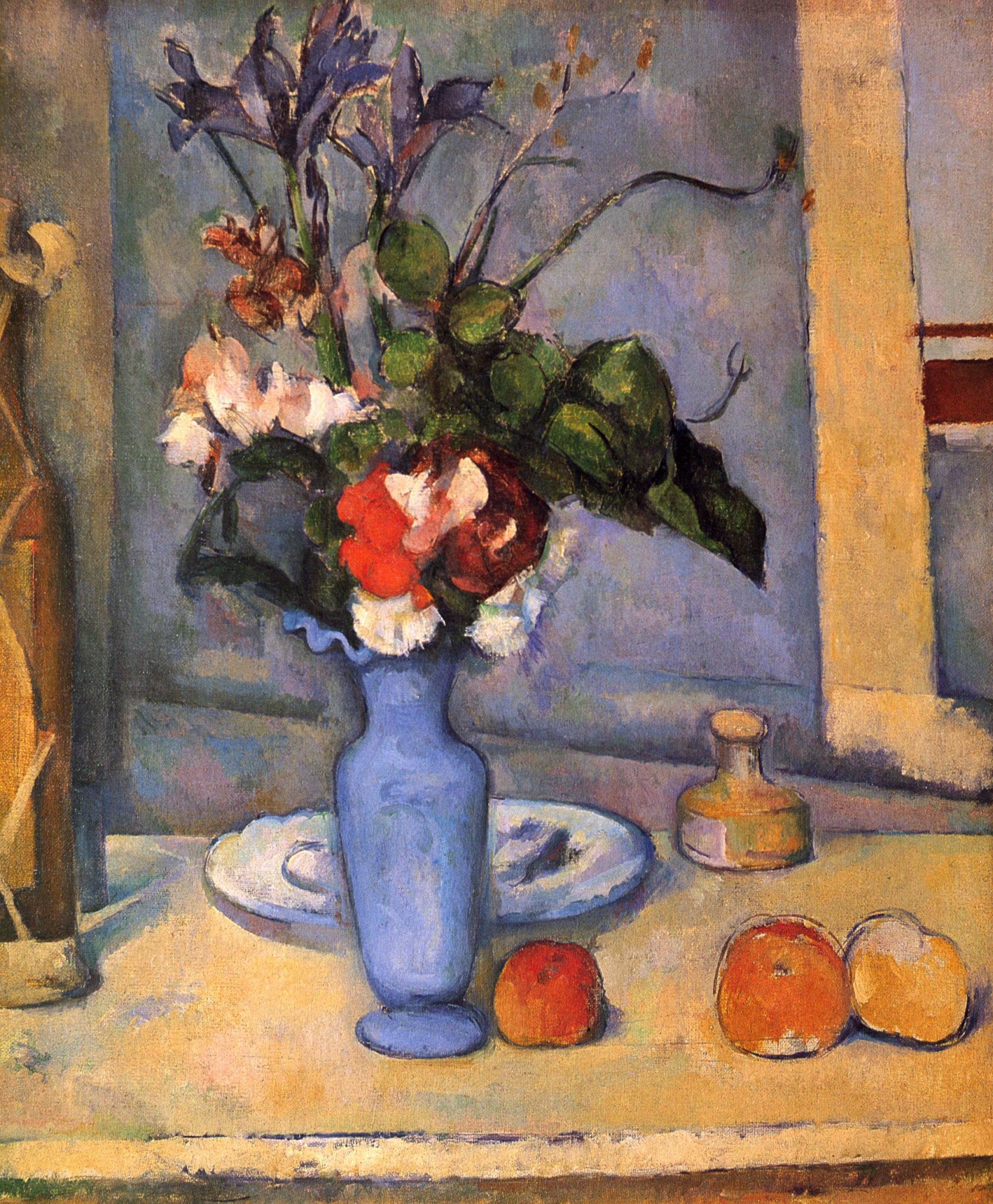 Paul Cézanne, The Blue Vase, 1889-90, oil on canvas, 61 x 50 cm (Musée d’Orsay)