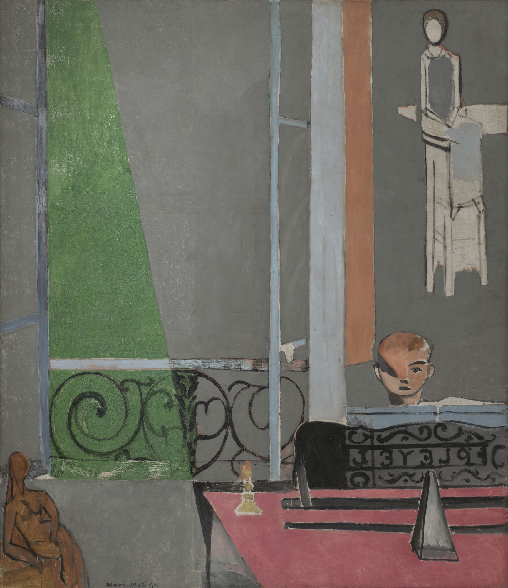 Henri Matisse, The Piano Lesson, 1916, oil on canvas, 245.1 x 212.7 cm (MoMA)