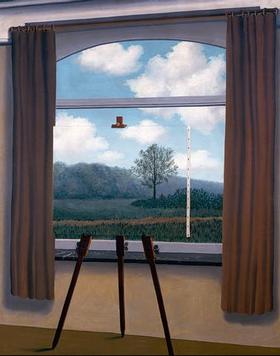 René Magritte, The Human Condition, 1933, oil on canvas, 100 x 81 x 1.6 cm (The National Gallery of Art)