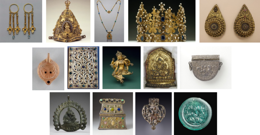 Objects included in the exhibition from the Los Angeles County Museum of Art, the James E. and Elizabeth J. Ferrell Collection, and the J. Paul Getty Museum