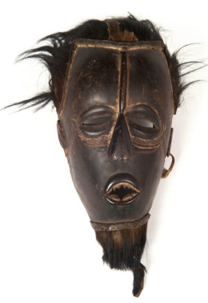 Anthropomorphic mask, early 20th century, Ivory Coast, formerly in the collection of Tristan Tzara (Musée du Quai Branly, Paris)