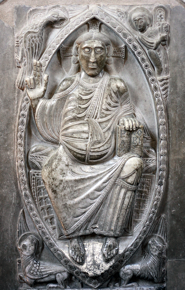 Basilica of Saint-Sernin, Toulouse, France, Christ in Majesty relief, c. 1096 (photo: Frédéric Neupont, CC BY 2.0)