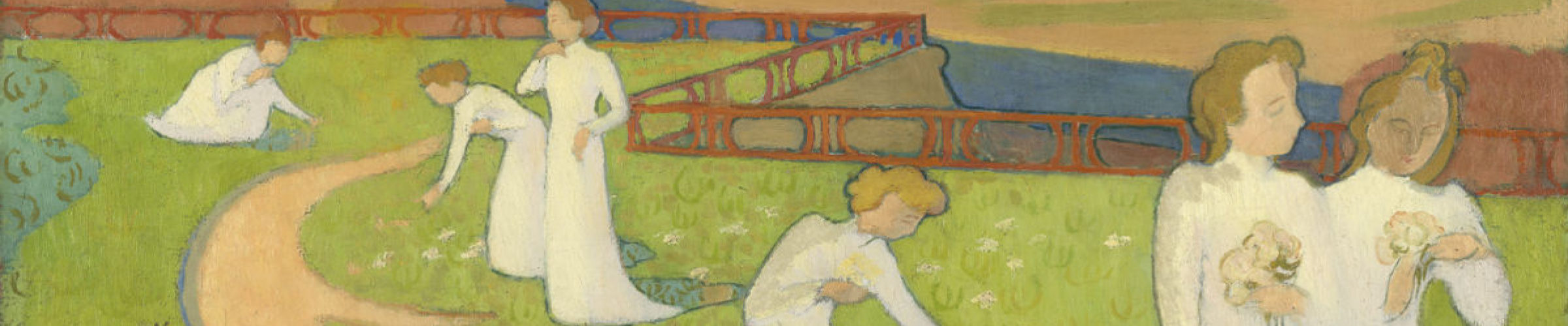 Maurice Denis, April (Panel for a young girl’s room), 1892, oil on canvas, 38 x 61.3 cm (Kröller-Müller Museum, Otterlo)