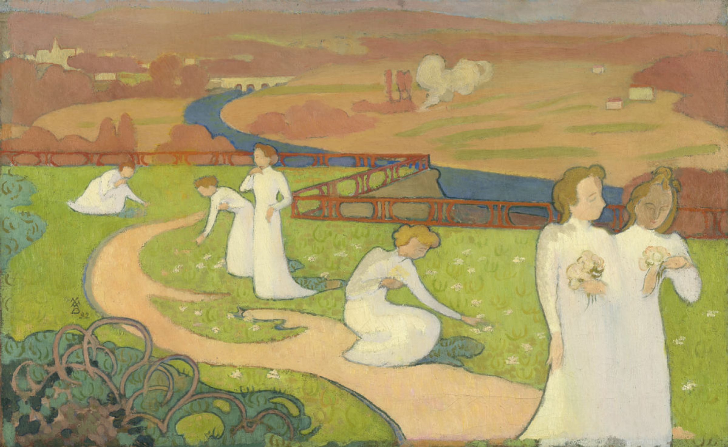 Maurice Denis, April (Panel for a young girl’s room), 1892, oil on canvas, 38 x 61.3 cm (Kröller-Müller Museum, Otterlo)