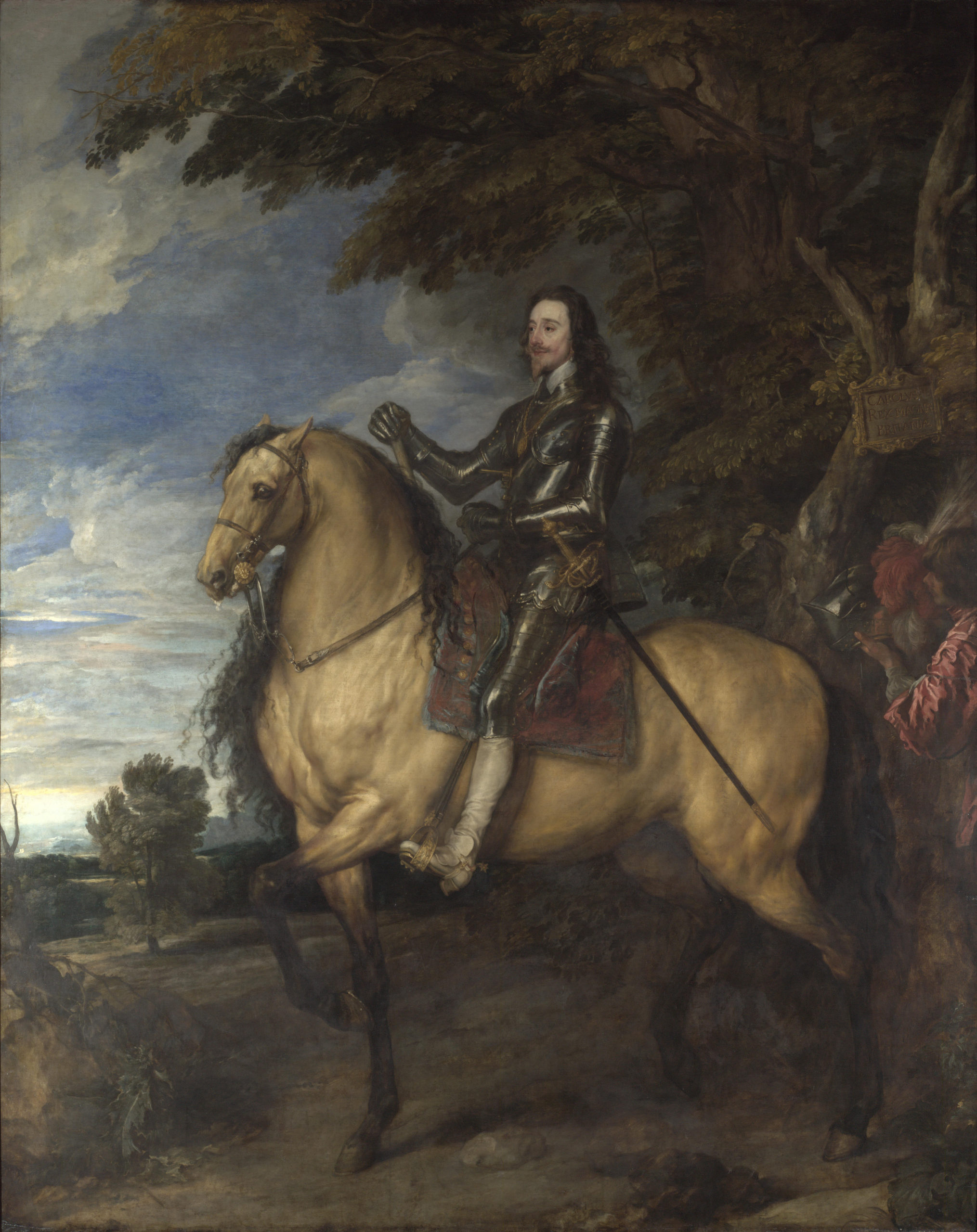 Anthony van Dyck, Equestrian Portrait of Charles I, c. 1637-8, oil on canvas, 367 x 292.1 cm (National Gallery, London)