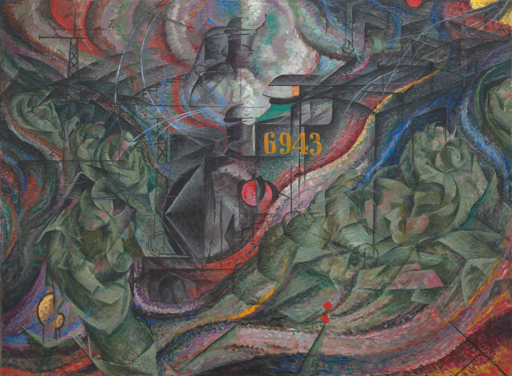 Umberto Boccioni, States of Mind: The Farewells, 1911, oil on canvas, 70.5 x 96.2 cm (MoMA)