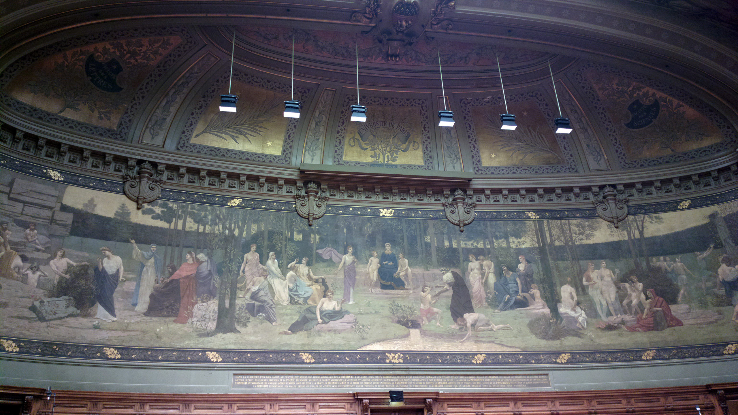 Pierre Puvis de Chavannes, The Sacred Wood, mural in the Grand Amphitheater of the Sorbonne, Paris (photo: Sigoise, CC BY-SA 3.0)