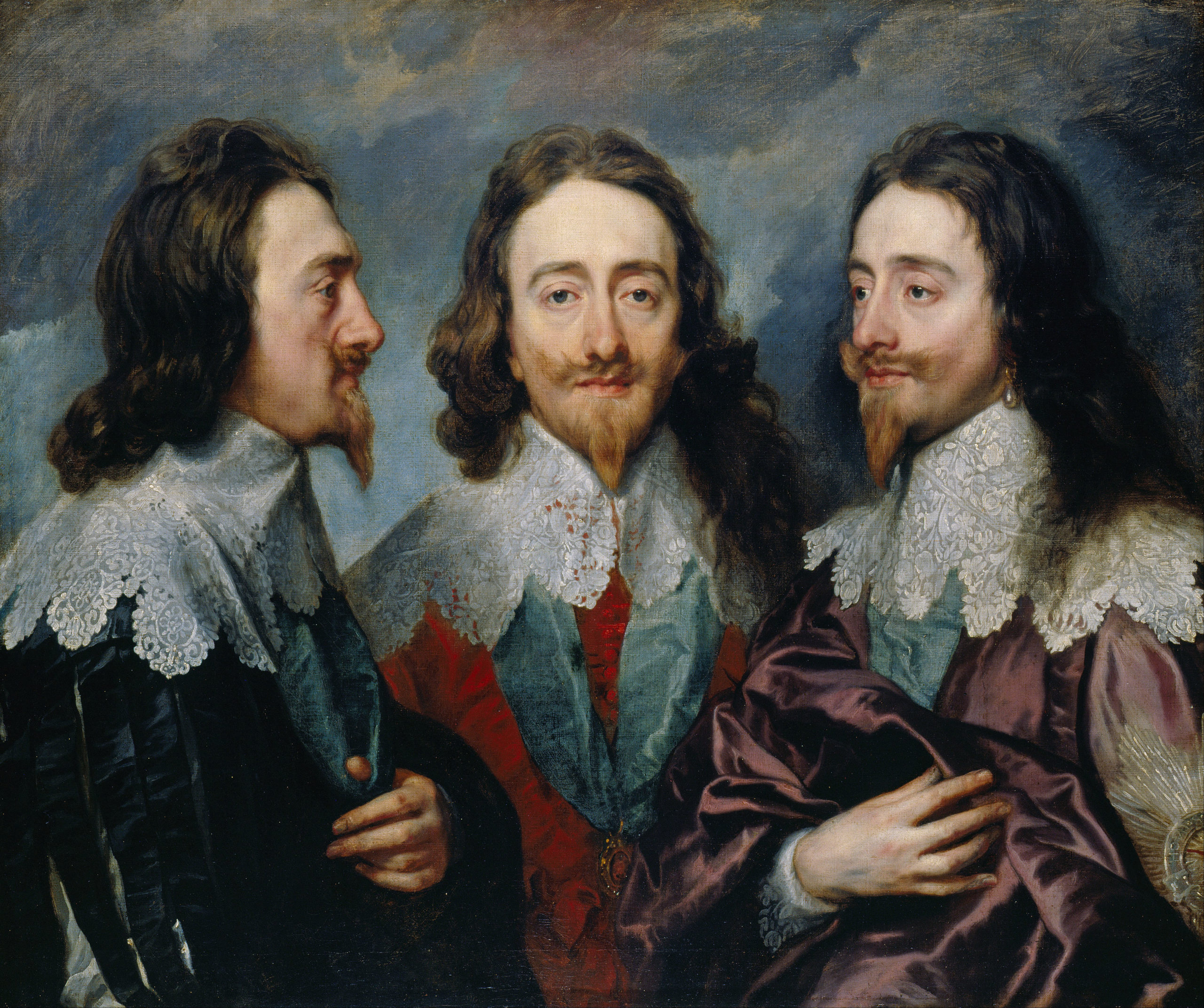 Anthony van Dyck, Charles I, before 1635, oil on canvas, 84.4 x 99.4 cm (Royal Collection Trust, London)