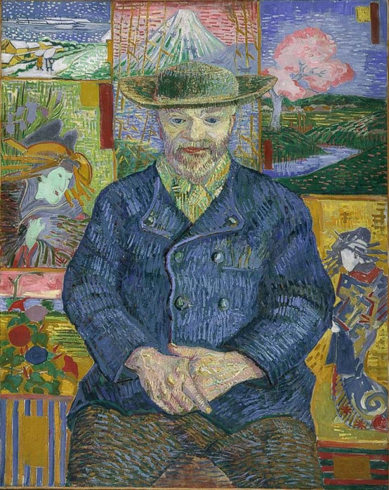 Vincent van Gogh, Portrait of Père Tanguy, 1887, oil on canvas, 65 x 51 cm (Musée Rodin, Paris)