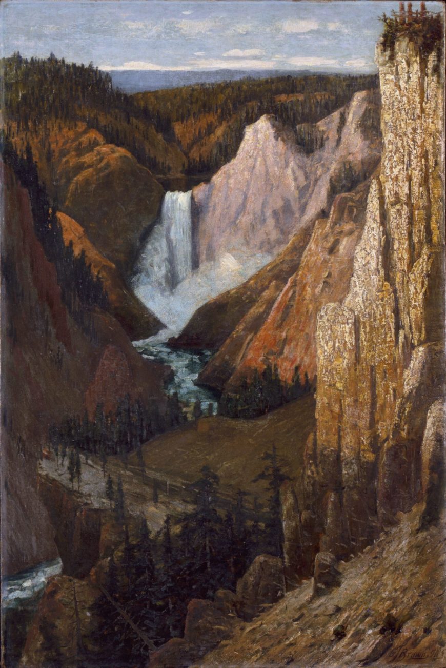 Grafton Tyler Brown, View of the Lower Falls, Grand Canyon of the Yellowstone
