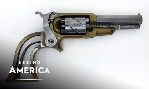 1849–50<br>Inventing America, Colt’s Experimental Pocket Pistol