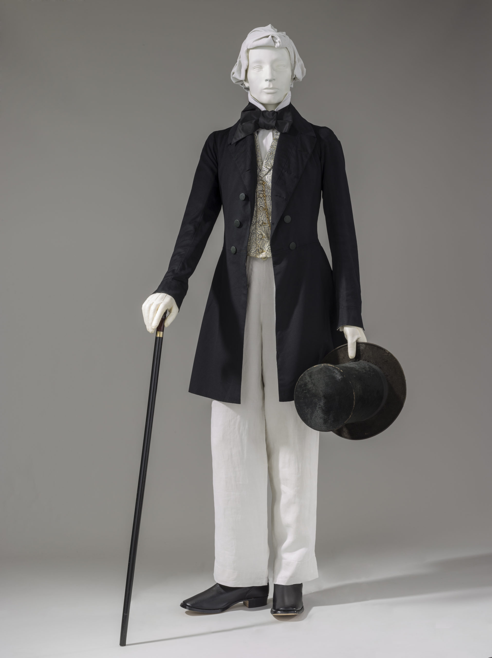 Man’s Frock Coat and Trousers, circa 1852 (Los Angeles County Museum of Art)