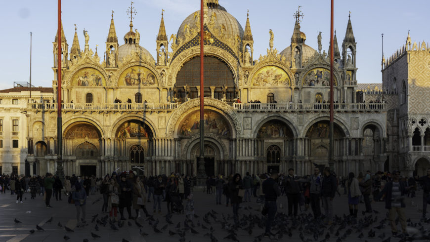 Basílica de San Marcos, siglo XI y posteriores, Venecia (foto: Steven Zucker, CC BY-NC-SA 2.0)