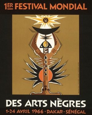 Poster advertising the First World Festival of Black Arts 