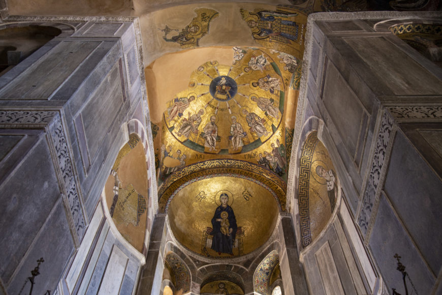 Pentecost, Virgin &amp; Child, bema, katholikon, Hosios Loukas monastery, Boeotia, 11th century (photo: Evan Freeman, CC BY-SA 4.0)