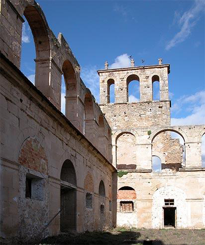 The remaining Spanish ruins of Santa Maria de Ovila, 